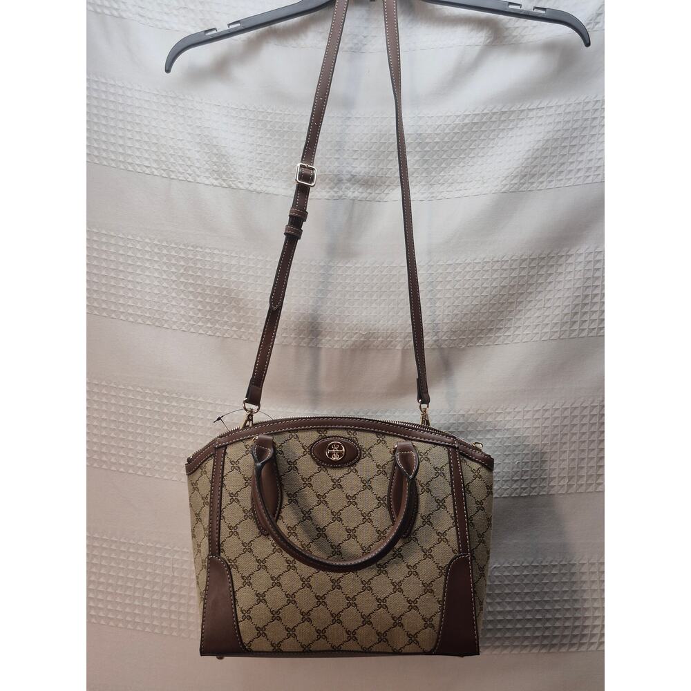 Nine West crossbody womens brown tan clutch bag
